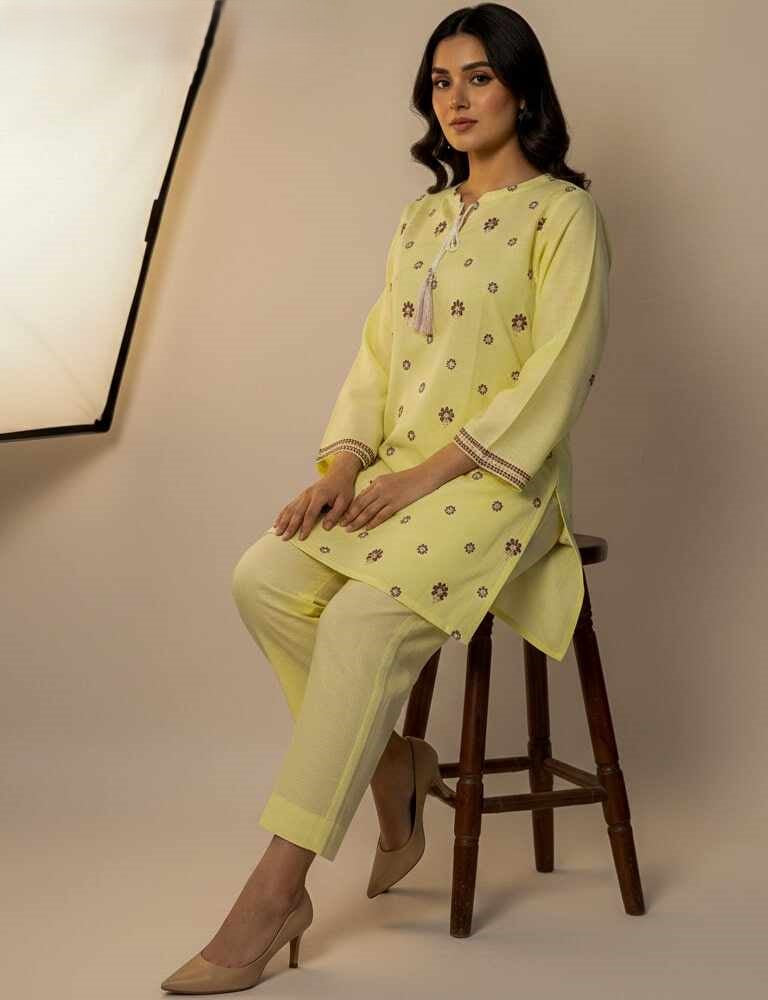 olycoture – Embroidered Poly Cotton 2 & 3-Piece Collection (Multi-Color) by Mudasir Fashion