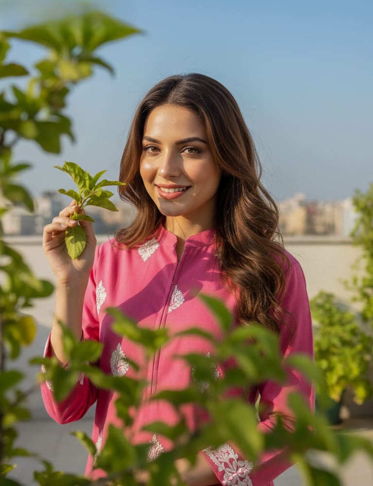 Alyssia – 2PC Embroidered Cotton Co-Ord Set (Multi-Color) by Mudasir Fashion